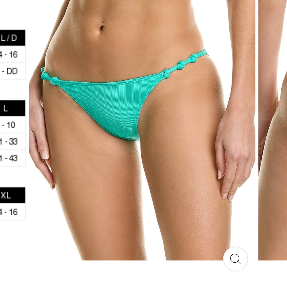 Vix by Paula Hermanny, Milano string knot cheeky bottom in royal blue. NWT.